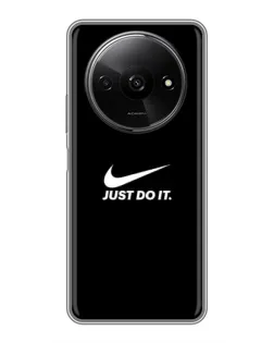 Чохол для Xiaomi Redmi A3x з картинкою «Мінімалізм від Nike»