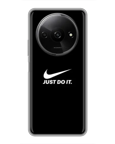 Чехол для Xiaomi Redmi A3x с картинкой «Минимализм от Nike»