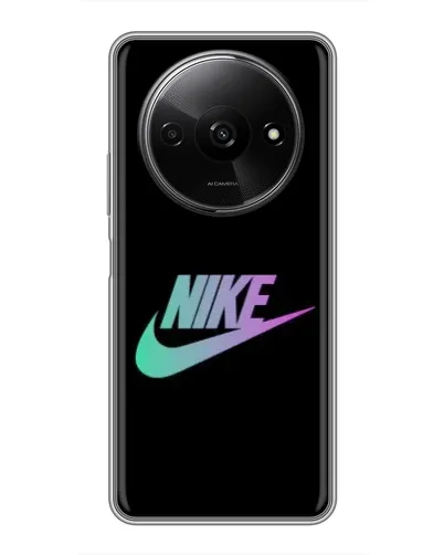 Чехол для Xiaomi Redmi A3x с картинкой «Nike — городская ночь»