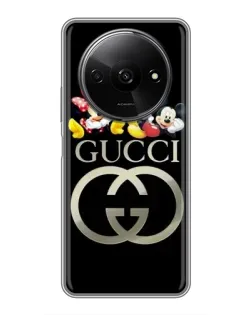 Чехол для Xiaomi Redmi A3x с картинкой «Gucci — герои Disney» Чехол для Xiaomi Redmi A3x с картинкой «Gucci — герои Disney»
