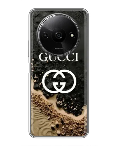Чехол для Xiaomi Redmi A3x с картинкой «Gucci — песчаные дюны»