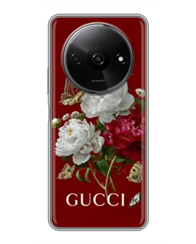 Чехол для Xiaomi Redmi A3x с картинкой «Gucci —  сад»