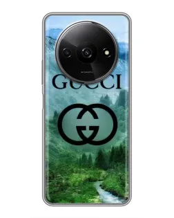 Чехол для Xiaomi Redmi A3x с картинкой «Gucci — горный пейзаж» Чехол для Xiaomi Redmi A3x с картинкой «Gucci — горный пейзаж»