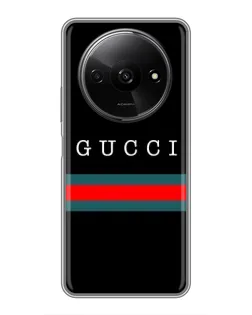 Чехол для Xiaomi Redmi A3x с картинкой «Gucci — красный пояс» Чехол для Xiaomi Redmi A3x с картинкой «Gucci — красный пояс»