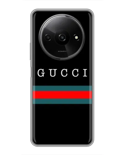 Чехол для Xiaomi Redmi A3x с картинкой «Gucci — красный пояс»