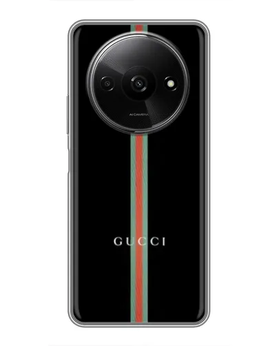 Чехол для Xiaomi Redmi A3x с картинкой «Gucci — строгая линия» Чехол для Xiaomi Redmi A3x с картинкой «Gucci — строгая линия»