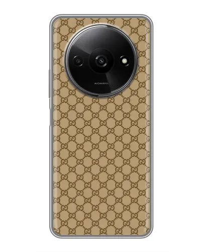 Чехол для Xiaomi Redmi A3x с картинкой «Gucci — классический беж» Чехол для Xiaomi Redmi A3x с картинкой «Gucci — классический беж»