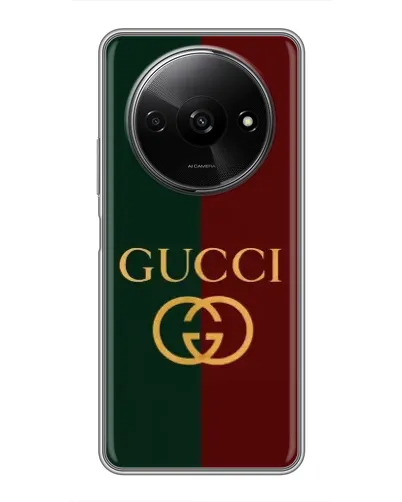 Чехол для Xiaomi Redmi A3x с картинкой «Gucci — темно-зеленый градиент» Чехол для Xiaomi Redmi A3x с картинкой «Gucci — темно-зеленый градиент»