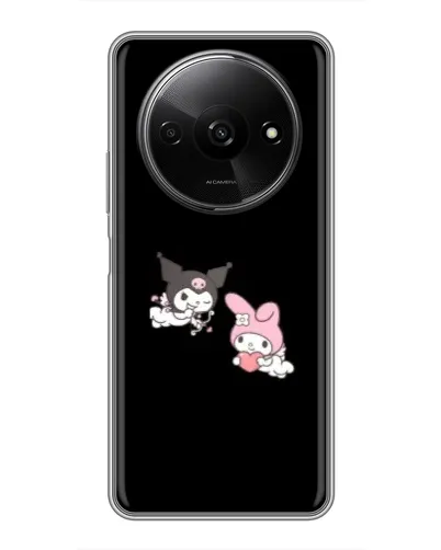 Чехол для Xiaomi Redmi A3x с картинкой «My Melody и Kuromi» Чехол для Xiaomi Redmi A3x с картинкой «My Melody и Kuromi»