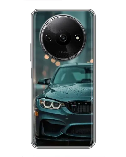 Чехол для Xiaomi Redmi A3x с картинкой «BMW в огнях города» Чехол для Xiaomi Redmi A3x с картинкой «BMW в огнях города»