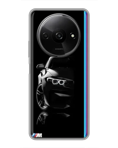 Чехол для Xiaomi Redmi A3x с картинкой «Силуэт BMW в темноте» Чехол для Xiaomi Redmi A3x с картинкой «Силуэт BMW в темноте»