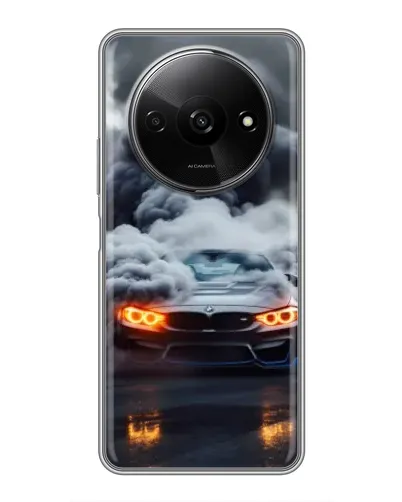 Чехол для Xiaomi Redmi A3x с картинкой «BMW в дыму» Чехол для Xiaomi Redmi A3x с картинкой «BMW в дыму»