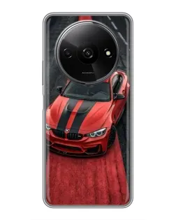Чохол для Xiaomi Redmi A3x з картинкою «BMW на червоній доріжці»
