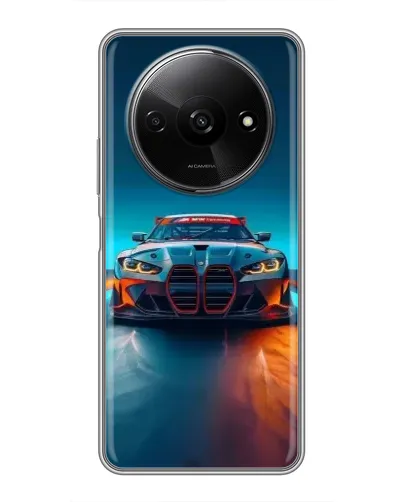 Чехол для Xiaomi Redmi A3x с картинкой «BMW — огни неона» Чехол для Xiaomi Redmi A3x с картинкой «BMW — огни неона»