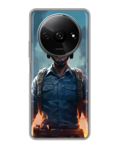 Чехол для Xiaomi Redmi A3x с картинкой «PUBG — реалистичный герой» Чехол для Xiaomi Redmi A3x с картинкой «PUBG — реалистичный герой»