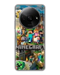 Чехол для Xiaomi Redmi A3x с картинкой «Замок Minecraft» Чехол для Xiaomi Redmi A3x с картинкой «Замок Minecraft»