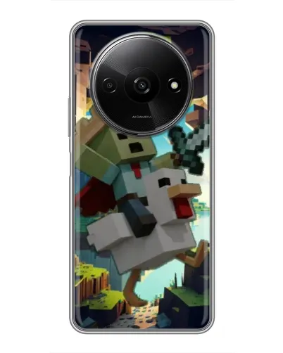 Чехол для Xiaomi Redmi A3x с картинкой «Стив и гусь»