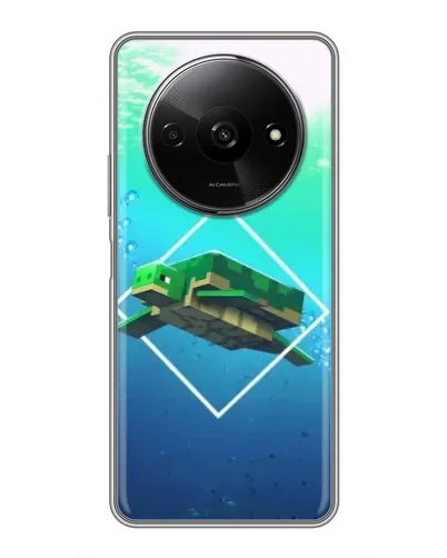 Чехол для Xiaomi Redmi A3x с картинкой «Черепаха Minecraft» Чехол для Xiaomi Redmi A3x с картинкой «Черепаха Minecraft»