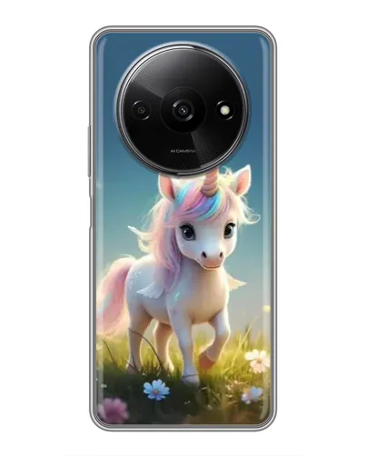 Чехол для Xiaomi Redmi A3x с картинкой «Единорог на поляне» Чехол для Xiaomi Redmi A3x с картинкой «Единорог на поляне»
