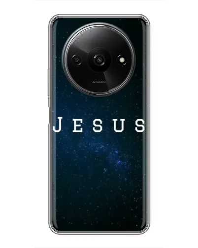 Чехол для Xiaomi Redmi A3x с картинкой «Звездное небо Jesus»