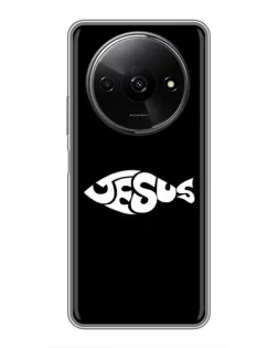 Чехол для Xiaomi Redmi A3x с картинкой «Рыба Jesus» Чехол для Xiaomi Redmi A3x с картинкой «Рыба Jesus»