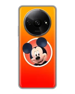 Чехол для Xiaomi Redmi A3x с картинкой «Mickey в круге»