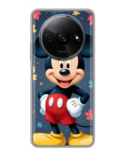 Чехол для Xiaomi Redmi A3x с картинкой «Осенний Mickey Mouse»