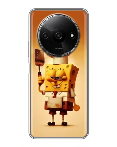 Чехол для Xiaomi Redmi A3x с картинкой «Губка Боб повар» Чехол для Xiaomi Redmi A3x с картинкой «Губка Боб повар»