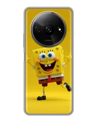 Чехол для Xiaomi Redmi A3x с картинкой «Позитивный Губка Боб» Чехол для Xiaomi Redmi A3x с картинкой «Позитивный Губка Боб»