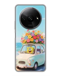 Чехол для Xiaomi Redmi A3x с картинкой «Автомобильное путешествие»