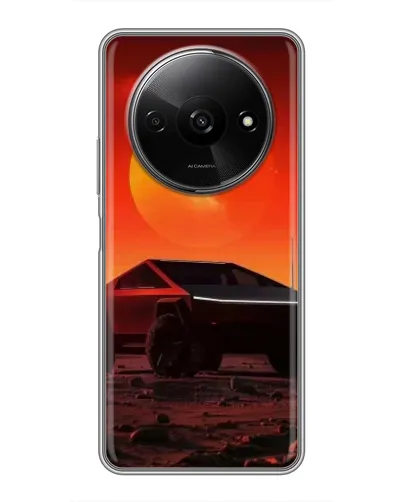 Чехол для Xiaomi Redmi A3x с картинкой «Cybertruck на Марсе» Чехол для Xiaomi Redmi A3x с картинкой «Cybertruck на Марсе»