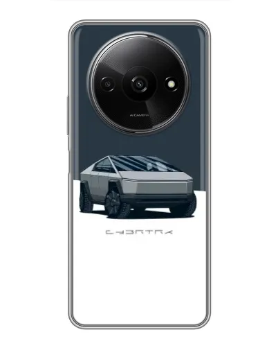 Чехол для Xiaomi Redmi A3x с картинкой «Серебристый Cybertruck Tesla» Чехол для Xiaomi Redmi A3x с картинкой «Серебристый Cybertruck Tesla»