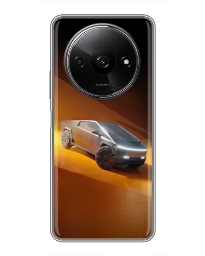 Чехол для Xiaomi Redmi A3x с картинкой «Cybertruck в пустыне» Чехол для Xiaomi Redmi A3x с картинкой «Cybertruck в пустыне»