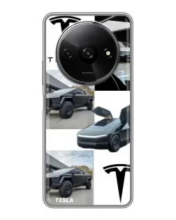 Чехол для Xiaomi Redmi A3x с картинкой «Коллаж Cybertruck Tesla» Чехол для Xiaomi Redmi A3x с картинкой «Коллаж Cybertruck Tesla»