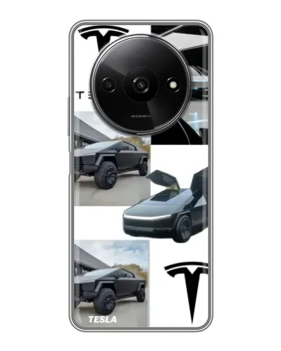 Чехол для Xiaomi Redmi A3x с картинкой «Коллаж Cybertruck Tesla» Чехол для Xiaomi Redmi A3x с картинкой «Коллаж Cybertruck Tesla»