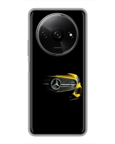 Чехол для Xiaomi Redmi A3x с картинкой «Mercedes — ретро стиль»