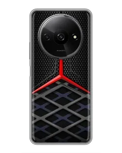 Чехол для Xiaomi Redmi A3x с картинкой «Mercedes Carbon Grid»