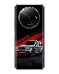 Чехол для Xiaomi Redmi A3x с картинкой «Mercedes G-Class красный»