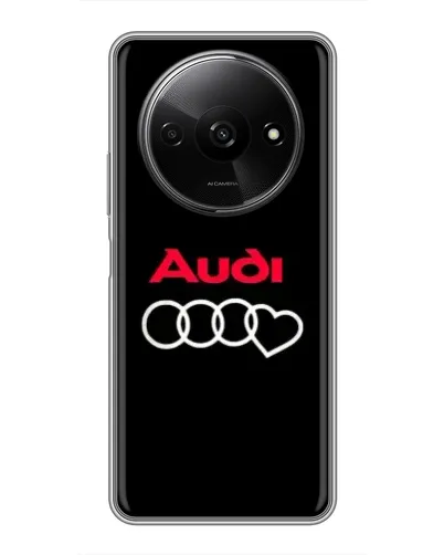 Чехол для Xiaomi Redmi A3x с картинкой «Логотип Audi Heart» Чехол для Xiaomi Redmi A3x с картинкой «Логотип Audi Heart»