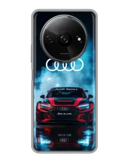 Чехол для Xiaomi Redmi A3x с картинкой «Audi Sport — неон» Чехол для Xiaomi Redmi A3x с картинкой «Audi Sport — неон»