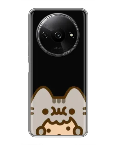 Чехол для Xiaomi Redmi A3x с картинкой «Пушин на черном» Чехол для Xiaomi Redmi A3x с картинкой «Пушин на черном»