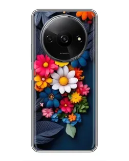 Чехол для Xiaomi Redmi A3x с картинкой «Цветочная феерия» Чехол для Xiaomi Redmi A3x с картинкой «Цветочная феерия»