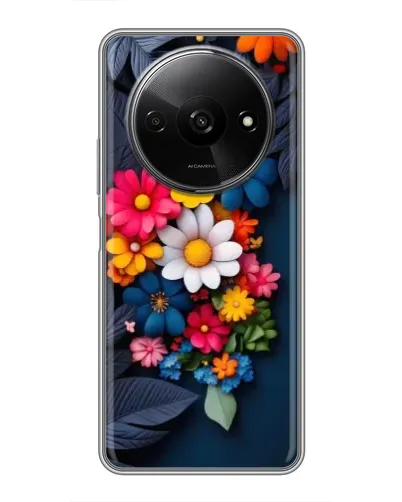 Чехол для Xiaomi Redmi A3x с картинкой «Цветочная феерия» Чехол для Xiaomi Redmi A3x с картинкой «Цветочная феерия»