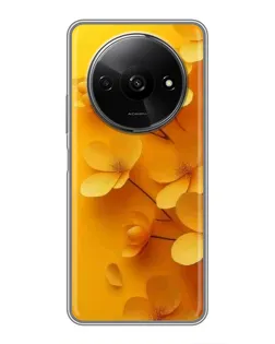 Чехол для Xiaomi Redmi A3x с картинкой «Золотые лепестки» Чехол для Xiaomi Redmi A3x с картинкой «Золотые лепестки»
