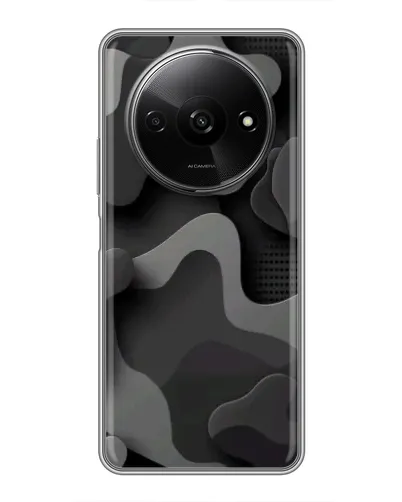Чехол для Xiaomi Redmi A3x с картинкой «Темный абстрактный камуфляж» Чехол для Xiaomi Redmi A3x с картинкой «Темный абстрактный камуфляж»