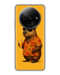 Чехол для Xiaomi Redmi A3x с картинкой «Капибара на отдыхе» Чехол для Xiaomi Redmi A3x с картинкой «Капибара на отдыхе»