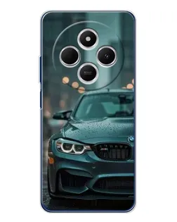Чехол для Xiaomi Redmi A4 5G с картинкой «BMW в огнях города»