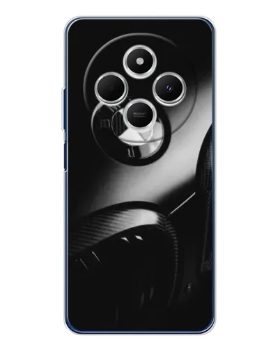 Чехол для Xiaomi Redmi A4 5G с картинкой «Эмблема BMW — макро»