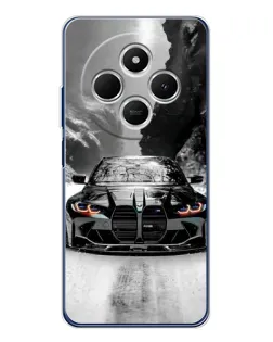 Чехол для Xiaomi Redmi A4 5G с картинкой «BMW — акварельный дрифт»