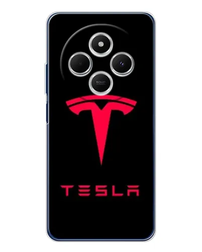 Чехол для Xiaomi Redmi A4 5G с картинкой «Tesla Red Logo» Чехол для Xiaomi Redmi A4 5G с картинкой «Tesla Red Logo»